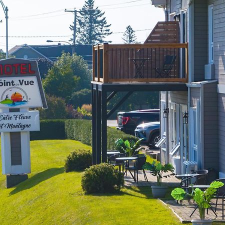 Motel Le Point De Vue La Malbaie Eksteriør bilde