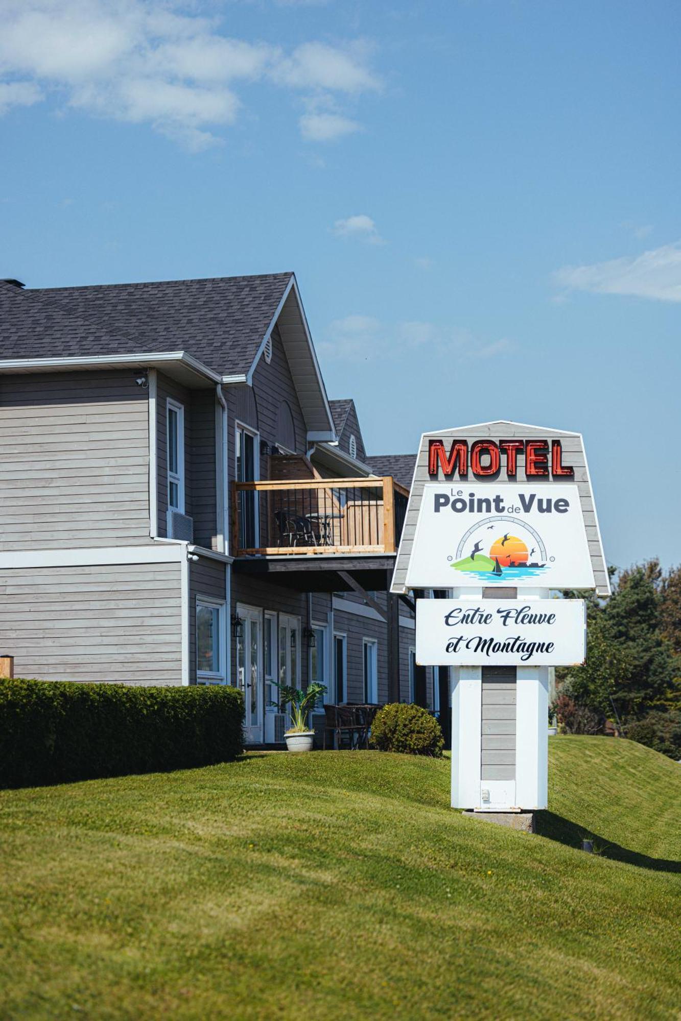 Motel Le Point De Vue La Malbaie Eksteriør bilde