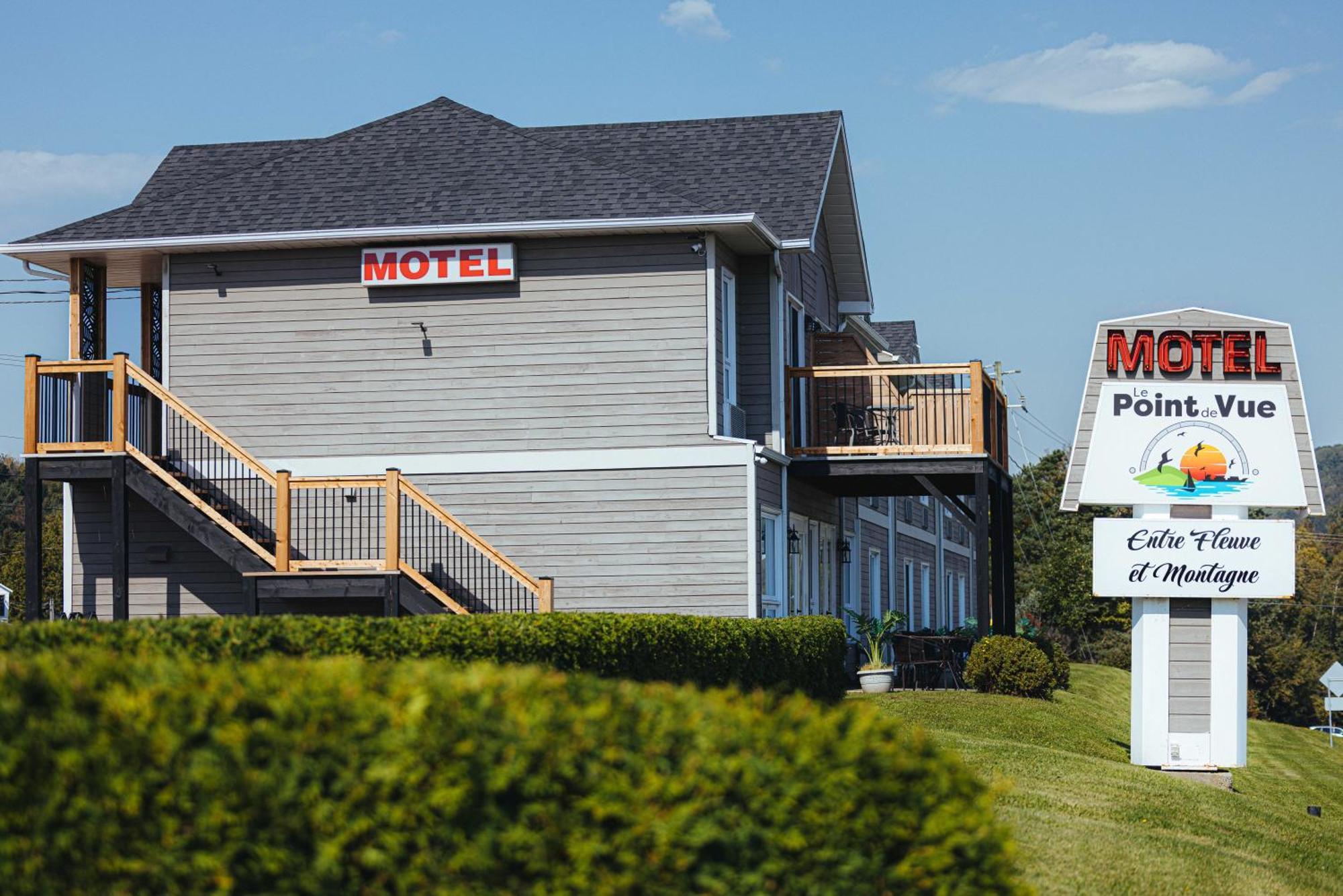 Motel Le Point De Vue La Malbaie Eksteriør bilde