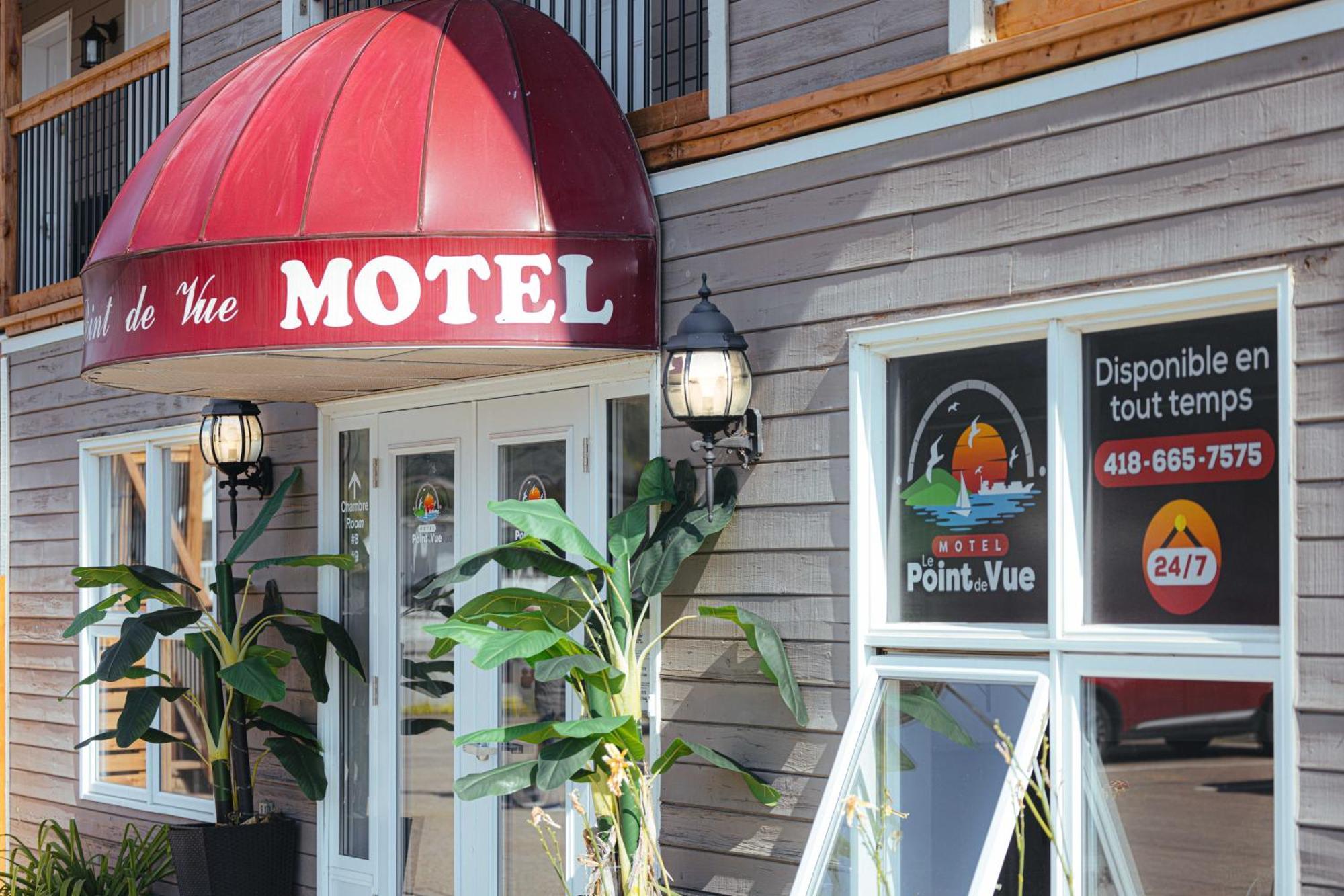 Motel Le Point De Vue La Malbaie Eksteriør bilde