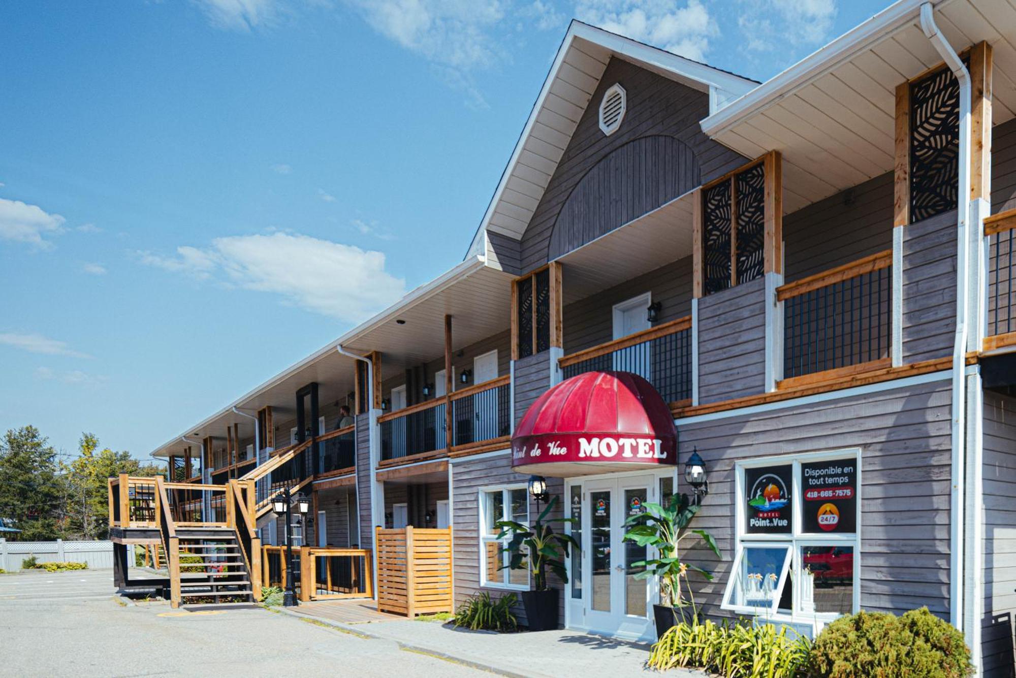 Motel Le Point De Vue La Malbaie Eksteriør bilde