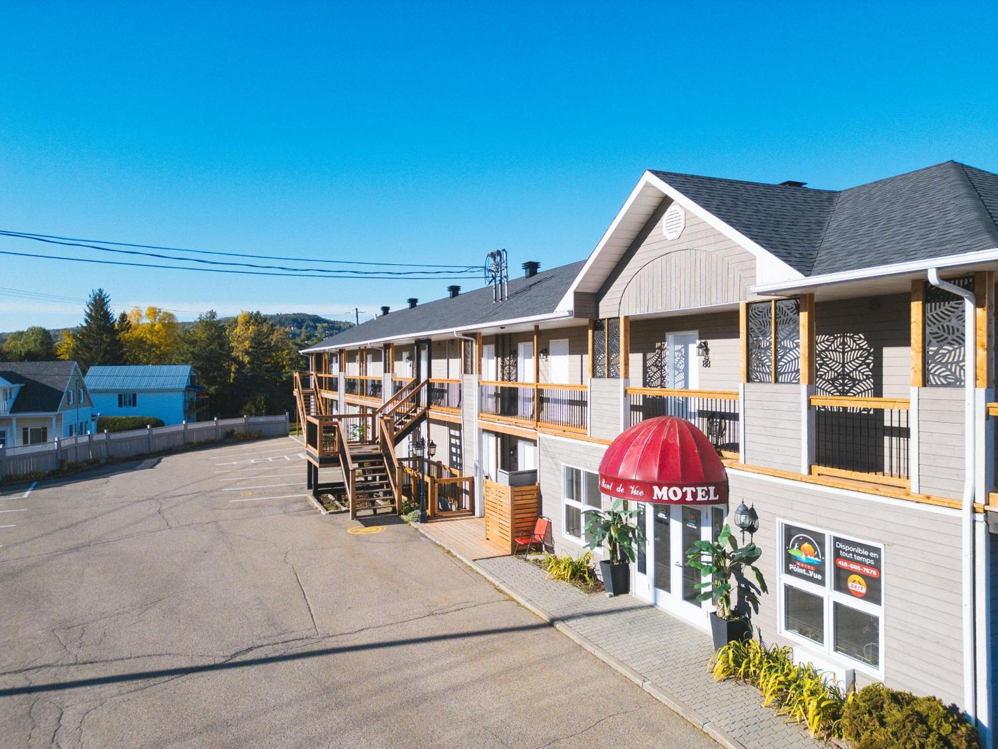 Motel Le Point De Vue La Malbaie Eksteriør bilde