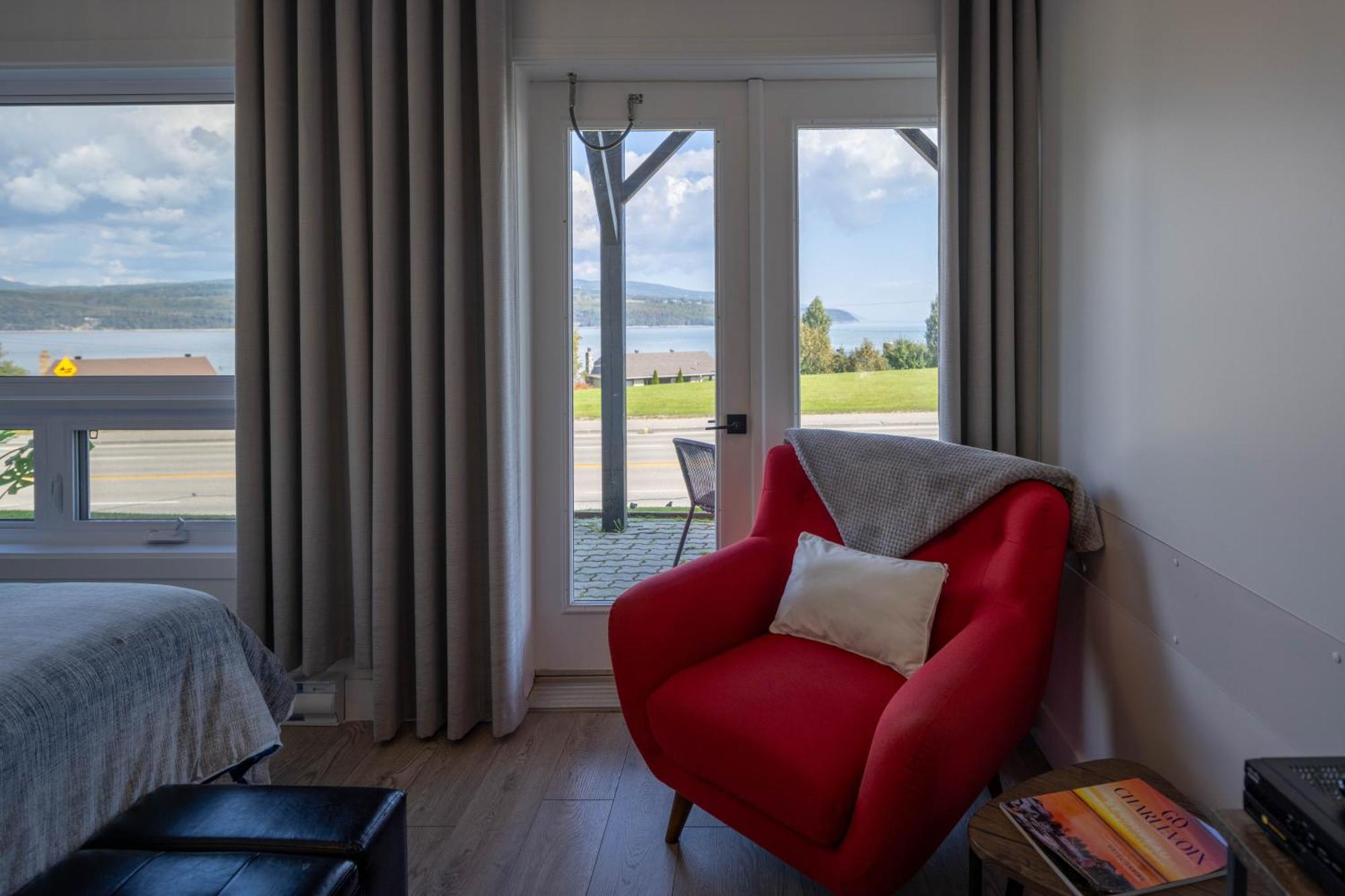 Motel Le Point De Vue La Malbaie Eksteriør bilde