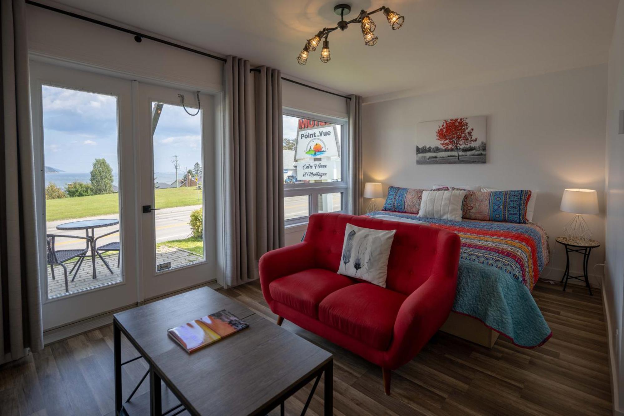 Motel Le Point De Vue La Malbaie Eksteriør bilde